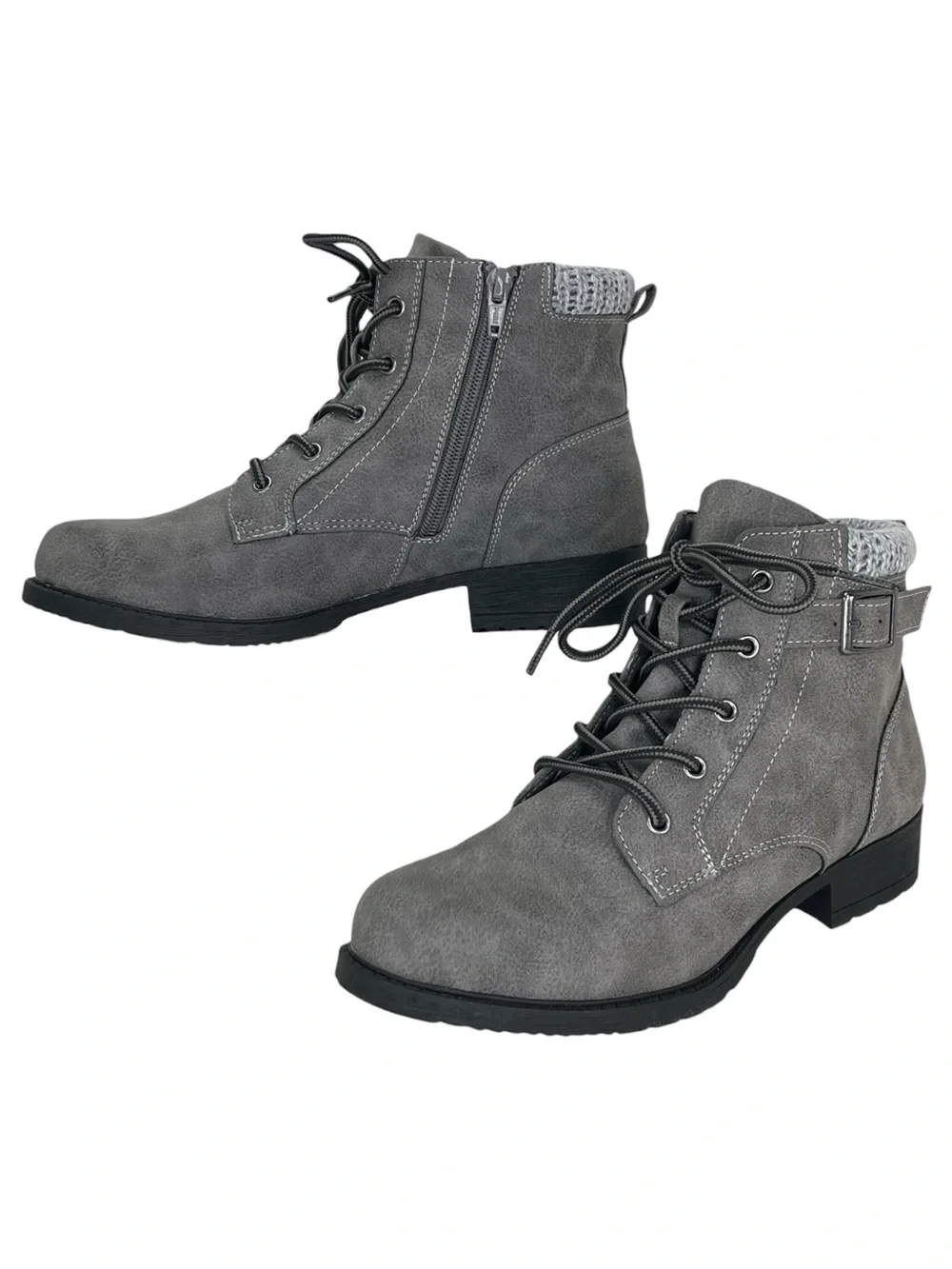 Sporto Lala Grey Waterproof Thermolite Womens Ankle Boots Size 9M